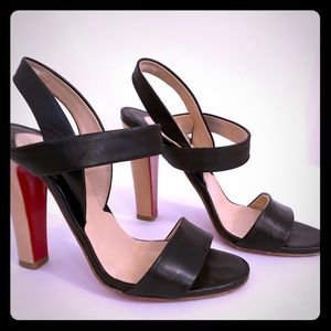 Christian Louboutin ETRI wood sandals